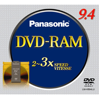Panasonic 9.4 GB DVD-RAM